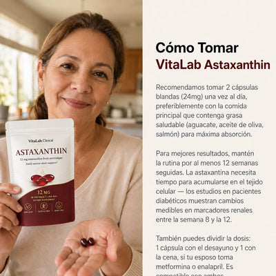 VitaLab Clinical®  - Astaxanthin de 12 mg.