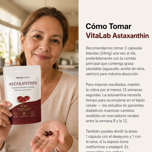 VitaLab Clinical®  - Astaxanthin de 12 mg.