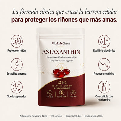 VitaLab Clinical®  - Astaxanthin de 12 mg.