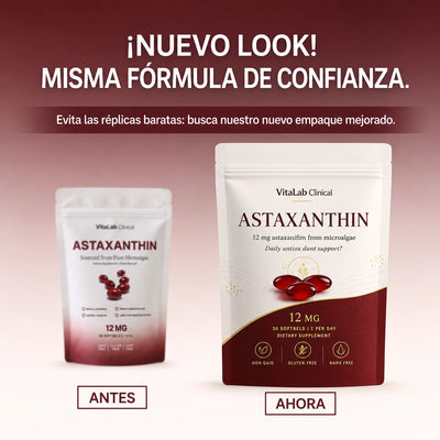 VitaLab Clinical®  - Astaxanthin de 12 mg.