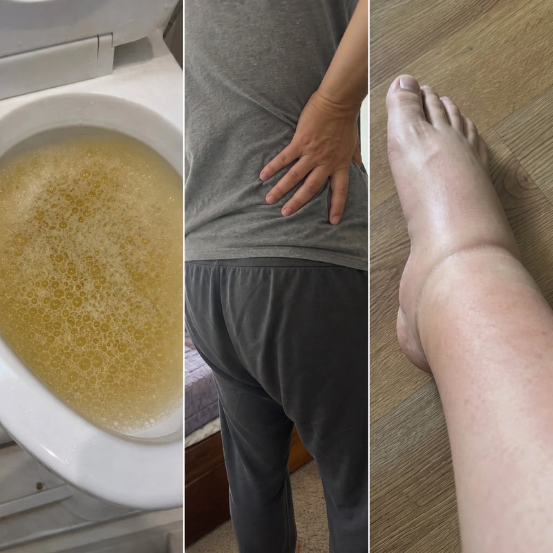 1. Espuma, dolor bajo de espalda e hinchazón: las 3 señales que tu cuerpo repite por una razón